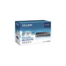 Easy Smart Switch PoE JetStream , 8 puertos 10/100/1000 Mbps  55 W