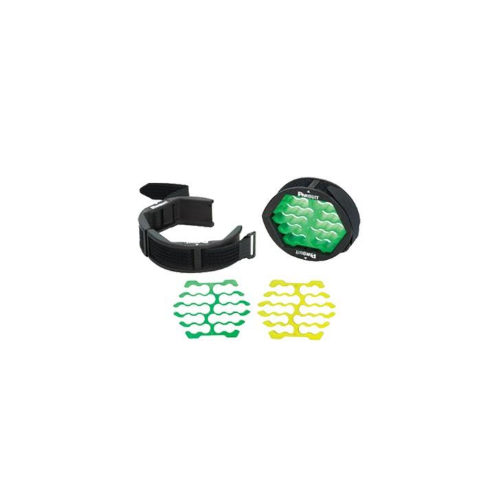 Herramienta Para Peinado y Organización de Cables, Incluye Organizador Verde Para Diámetros de Cables de 4.6 a 6.3 mm