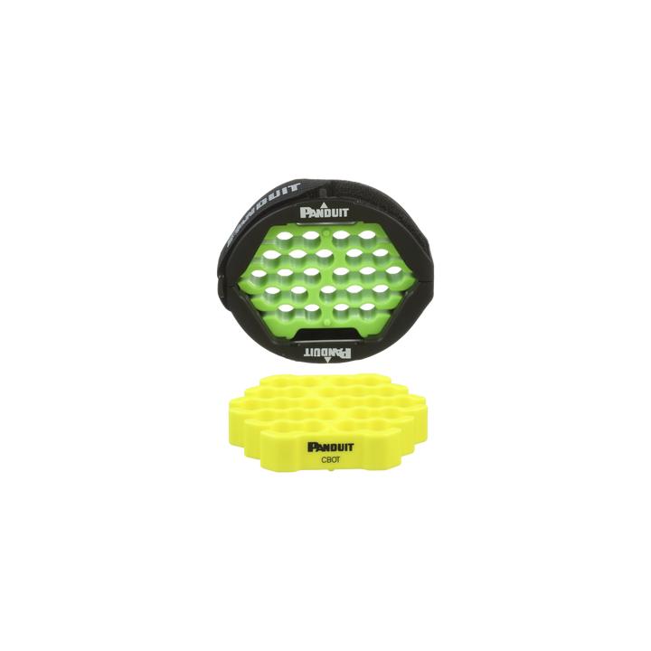 Herramienta Para Peinado y Organización de Cables, Incluye Organizador Verde Para Diámetros de Cables de 4.6 a 6.3 mm