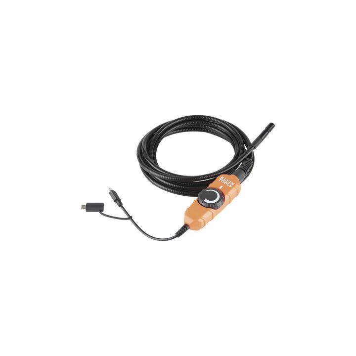 Cámara Boroscopio de Inspección con Conexión para Dispositivos Android®. Cuello de Cisne Blindado de 10' (3 m) y 6