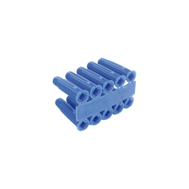 Taquete azul 3/8" para tornillo 12mm x 2" (100pzs) (1105-05100)