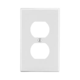 Tapa para Contacto Dúplex Color Blanco.