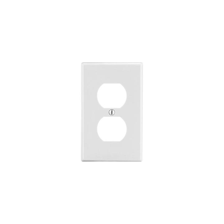Tapa para Contacto Dúplex Color Blanco.