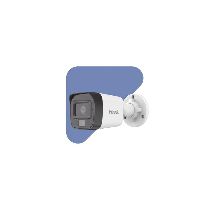 [Dual Light] Bala IP 4 Megapixel / Lente 2.8 mm / Ángulo de visión 104° / 20 mts IR + 15 mts Luz Blanca / Micrófono