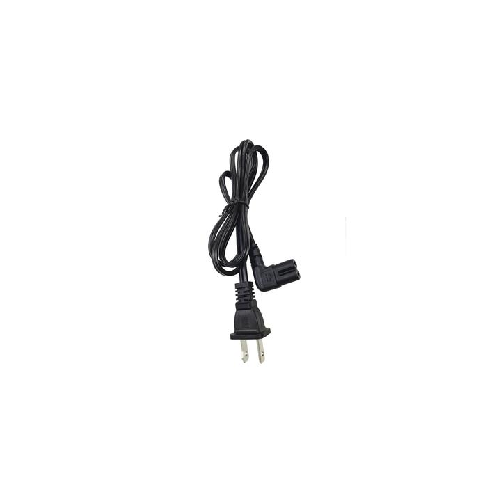 Cable de Alimentación Eléctrica para 120-240 Vca / 1 Metro (3.28 Pies) / 2 Clavijas Tipo Americano / Conector en