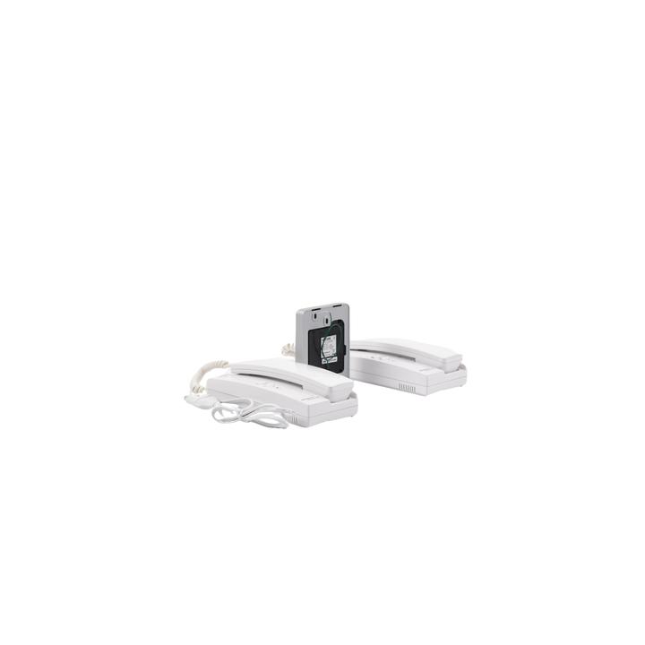 Kit de Audio Portero con 2 Auriculares y Frente de Calle