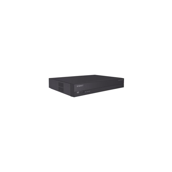 NVR 8 canales soporta hasta 8MP / H.265 / P2P Wisenet / 8 puertos PoE Plug and Play.