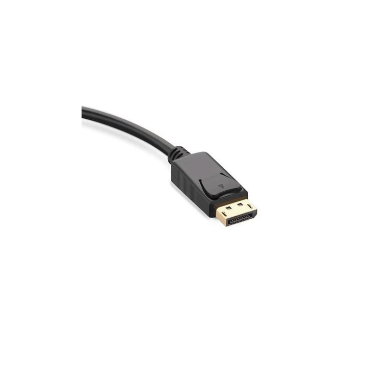 Convertidor DP Macho a VGA Hembra (Negro).