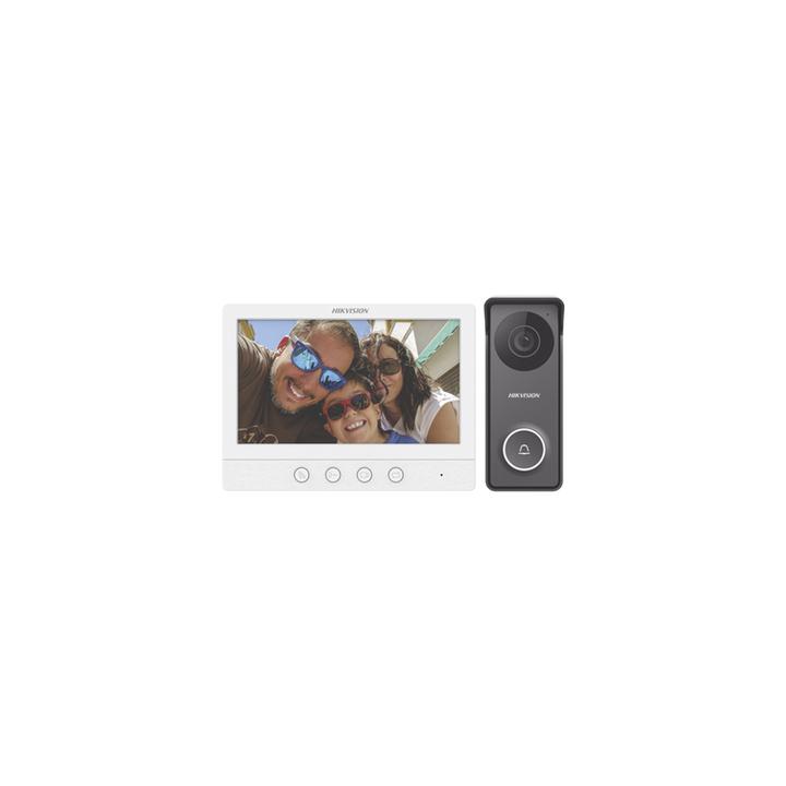 Kit de Videoportero TurboHD con Pantalla LCD a Color de 7" / Frente de Calle para Exterior de Metal / 720p (1