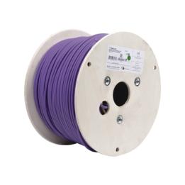 Bobina de Cable Blindado F/UTP de 4 Pares, Z-MAX, Cat6A, Soporte de Aplicaciones 10GBase-T, LS0H (Libre de Gases