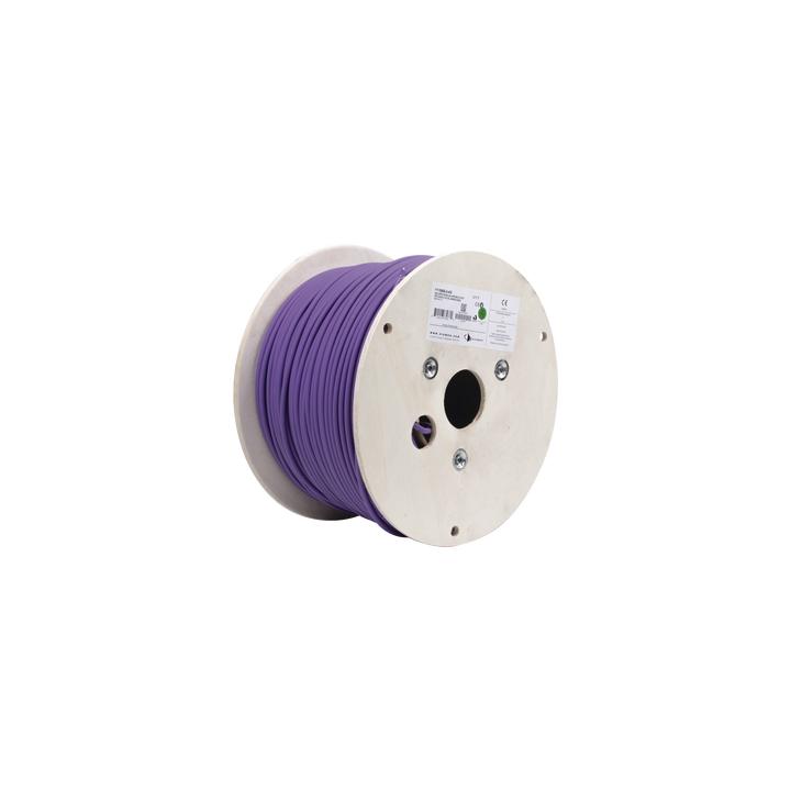 Bobina de Cable Blindado F/UTP de 4 Pares, Z-MAX, Cat6A, Soporte de Aplicaciones 10GBase-T, LS0H (Libre de Gases