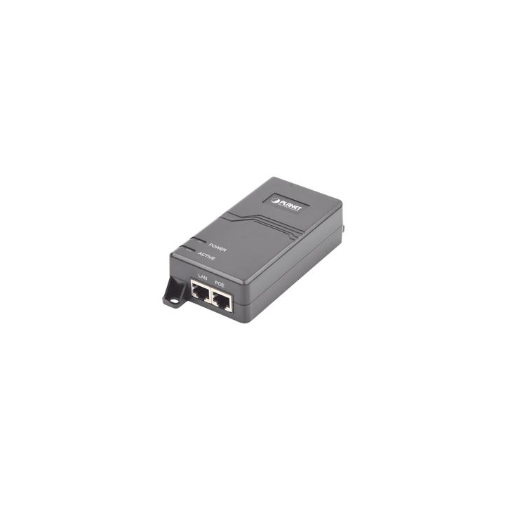 Inyector PoE  IEEE 802.3at, Puertos Gigabit, Hasta 30 W de Salida PoE (Mid-span)