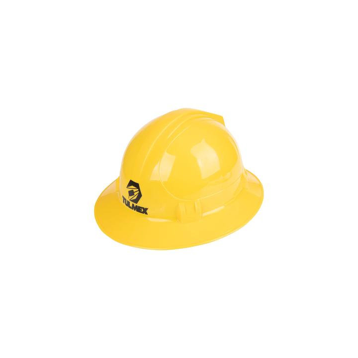 Casco de Seguridad Tipo ala Ancha / Color Amarillo