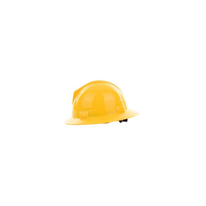 Casco de Seguridad Tipo ala Ancha / Color Amarillo