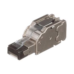Plug RJ45 Blindado, Instalación Recta, Terminación en Campo Certificable, Compatible con Cat5e, Cat6 y Cat6A, Color