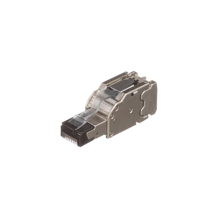 Plug RJ45 Blindado, Instalación Recta, Terminación en Campo Certificable, Compatible con Cat5e, Cat6 y Cat6A, Color