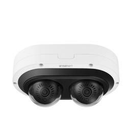 Camara IP Multi-sensor Multi-direccional / 2 Canales de 2MP / incluye Lentes motorizados de 3.54 a 6.69mm / H.265 +