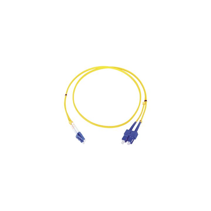 Jumper de Fibra Óptica Monomodo LC/SC Duplex de 1 Metro (3.28 Pies)