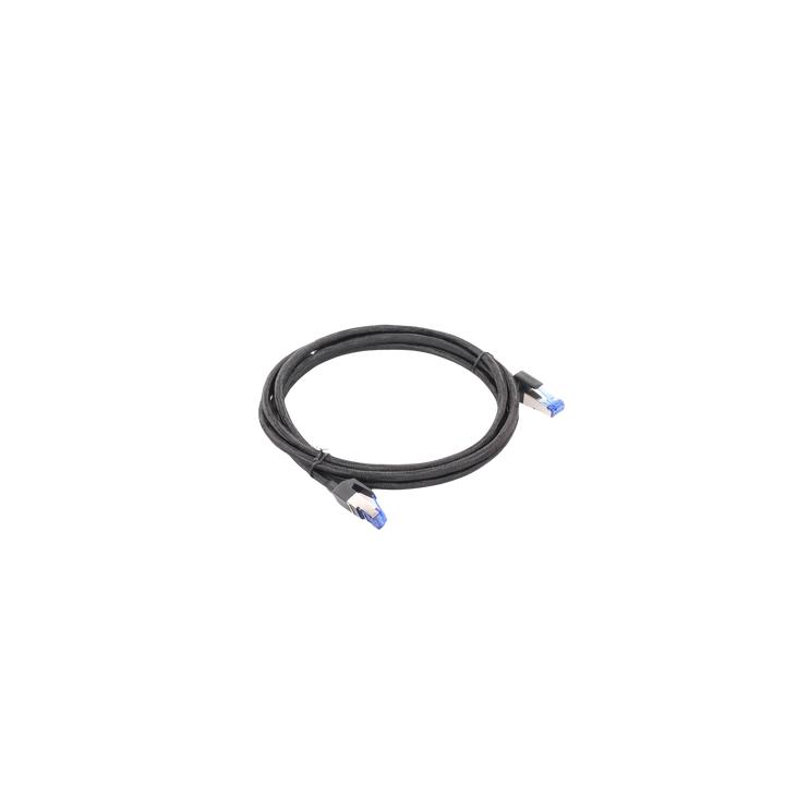 Cable Ethernet Cat8 CLASS F/FTP Redondo con Malla de Nylon 2 Metros (6.56 Pies)