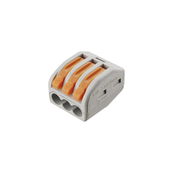 Conector Compacto para 1 Cable de Entrada 2 Cables de Salida / Cables Compatibles 12AWG-28AWG