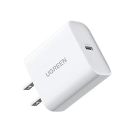 Cargador USB-C de 20W | 1 USB-C de Carga Rápida | QC4.0+ | PD3.0 | PPS | BC1.2| Carga Inteligente | Chip PWM |
