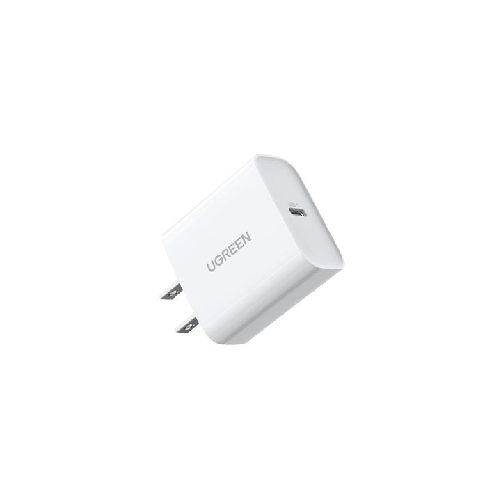 Cargador USB-C de 20W | 1 USB-C de Carga Rápida | QC4.0+ | PD3.0 | PPS | BC1.2| Carga Inteligente | Chip PWM |