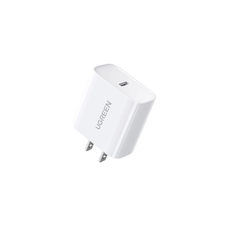 Cargador USB-C de 20W | 1 USB-C de Carga Rápida | QC4.0+ | PD3.0 | PPS | BC1.2| Carga Inteligente | Chip PWM |