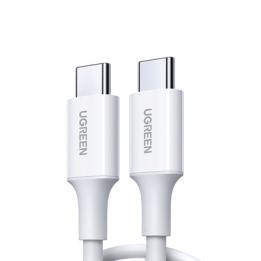 Cable USB-C a USB-C | 1 Metro | Carga Rápida de hasta 60W | Transferencia de datos de 480 Mbps | PD3.0 | QC