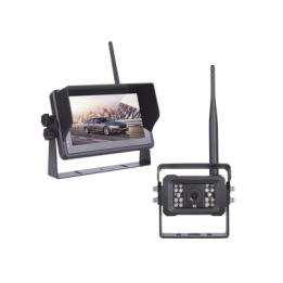 Sistema Profesional Inalámbrico de Cámara de Reversa Infrarroja y Monitor Touch de 7" para Vehículos de Trabajo y
