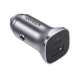 Cargador de Auto 24W | Puerto USB-A y USB-C | Carga Rápida | Compatible con Vehículos de 12 y 24 VCD | PD3.0 + QC3.0
