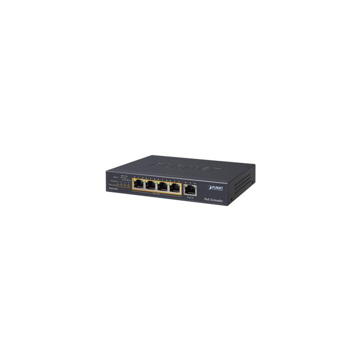 Extensor Ultra PoE de 65 Watts Con 4 Puertos Gigabit de Salida 802.3 af/at