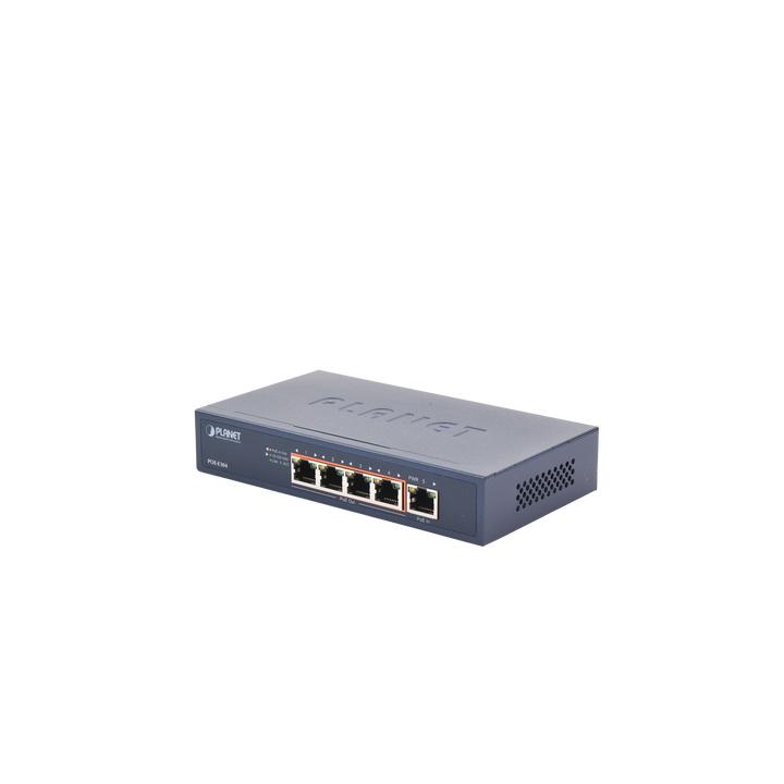 Extensor Ultra PoE de 65 Watts Con 4 Puertos Gigabit de Salida 802.3 af/at