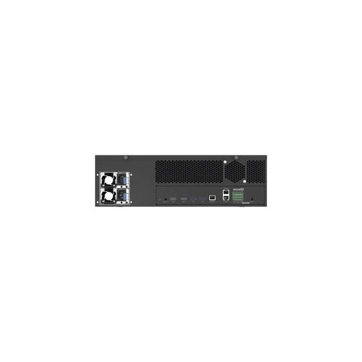 NVR de 64 canales /  Hasta 32 MP / H.265 & Wisestream / Procesamiento 400 Mbps / 3 Puertos de Red / Raid 5-6 / 16