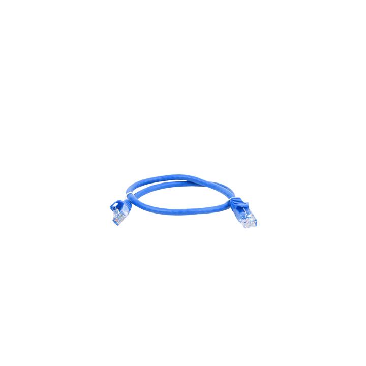 Cable de Parcheo UTP Cat6 - 0.5 Metros (1.64 Pies) - Azul