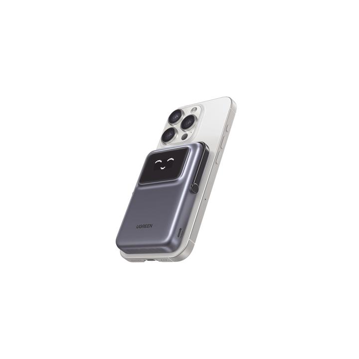Power Bank Serie UNO Inalambrico | 10000mAh | 7.5W/20W  |  Con Emojis de Estado | Carga Rápida USB-C Bidireccional  |