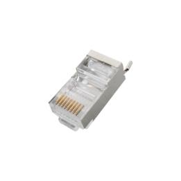 Conector RJ45 para Cable FTP/STP Categoría 5E - Blindado con Pin a Tierra