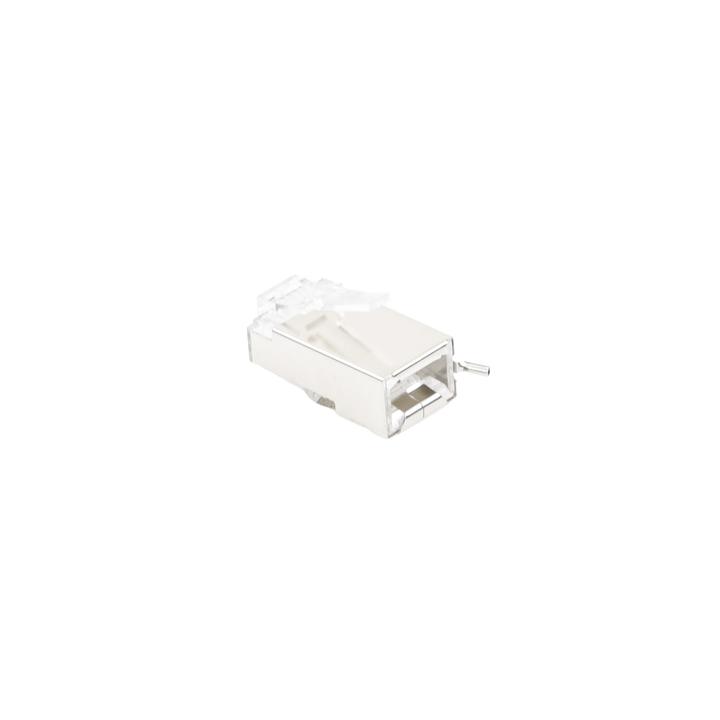 Conector RJ45 para Cable FTP/STP Categoría 5E - Blindado con Pin a Tierra