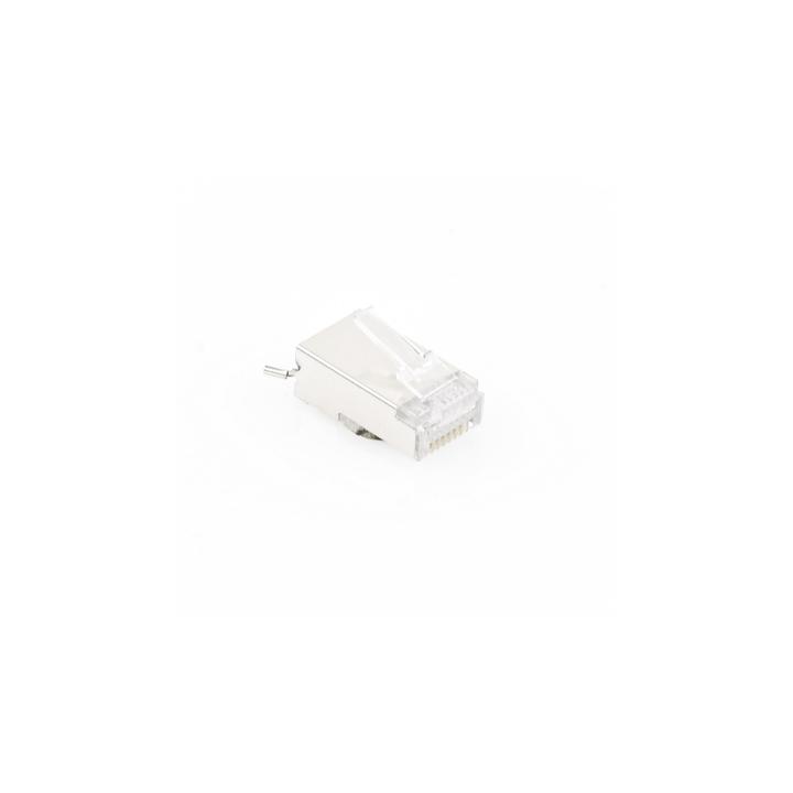 Conector RJ45 para Cable FTP/STP Categoría 5E - Blindado con Pin a Tierra