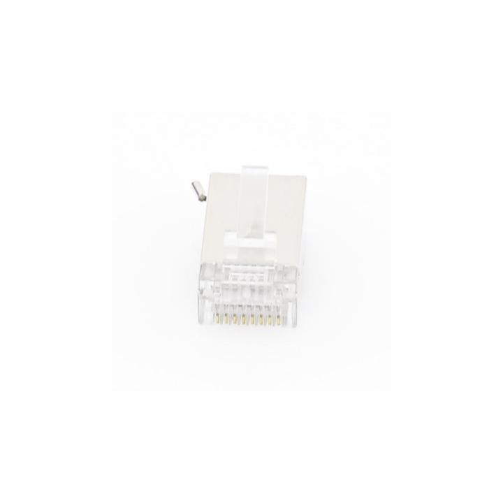 Conector RJ45 para Cable FTP/STP Categoría 5E - Blindado con Pin a Tierra