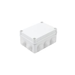 Caja Estanca de PVC Para Derivación y Conexión, 10 Entradas, Tapa con Tornillo de 1/4" de Vuelta, 150x110x70 mm