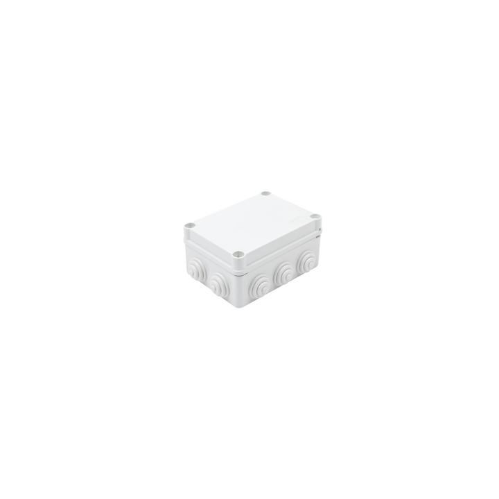 Caja Estanca de PVC Para Derivación y Conexión, 10 Entradas, Tapa con Tornillo de 1/4" de Vuelta, 150x110x70 mm