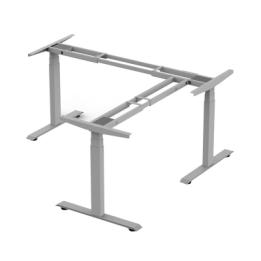 Base de Escritorio Motorizado Profesional Tipo L (3 Columnas) / Altura Ajustable 60-125cm / Estructura Estable /