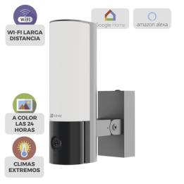 Cámara IP 4 Megapíxel / Wi-Fi / Lampara Integrada / Audio de dos vías / Imágen Nocturna a Color / Detección Humana