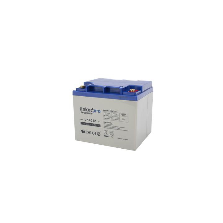 Batería 12 V / 40 Ah / UL / Tecnología AGM / Para uso en equipo electrónico, Alarmas de Intrusión / Incendio/