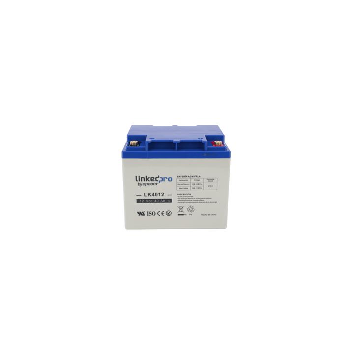 Batería 12 V / 40 Ah / UL / Tecnología AGM / Para uso en equipo electrónico, Alarmas de Intrusión / Incendio/