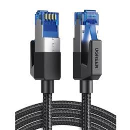 Cable Ethernet Cat8 Class F/FTP Redondo con Malla de Nylon 5 Metros (16.40 Pies)