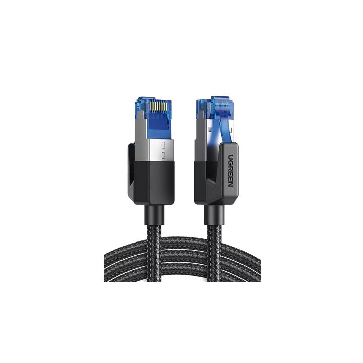 Cable Ethernet Cat8 Class F/FTP Redondo con Malla de Nylon 5 Metros (16.40 Pies)