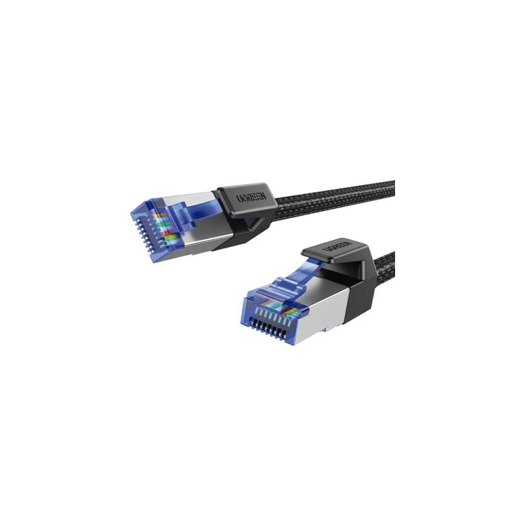 Cable Ethernet Cat8 Class F/FTP Redondo con Malla de Nylon 5 Metros (16.40 Pies)