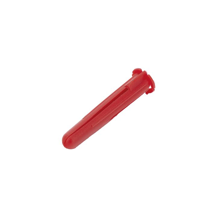 Paquete Con 10 Taquetes Rojos de 1/4" y 10 tornillos 10 x 1 1/2" (4.82 x 38 mm) (1103-05002)