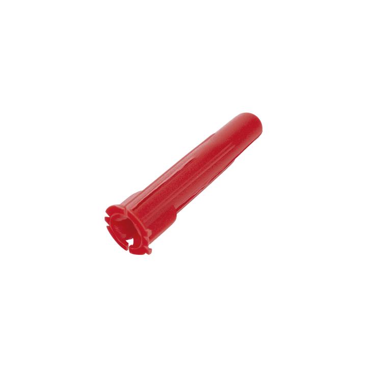 Paquete Con 10 Taquetes Rojos de 1/4" y 10 tornillos 10 x 1 1/2" (4.82 x 38 mm) (1103-05002)